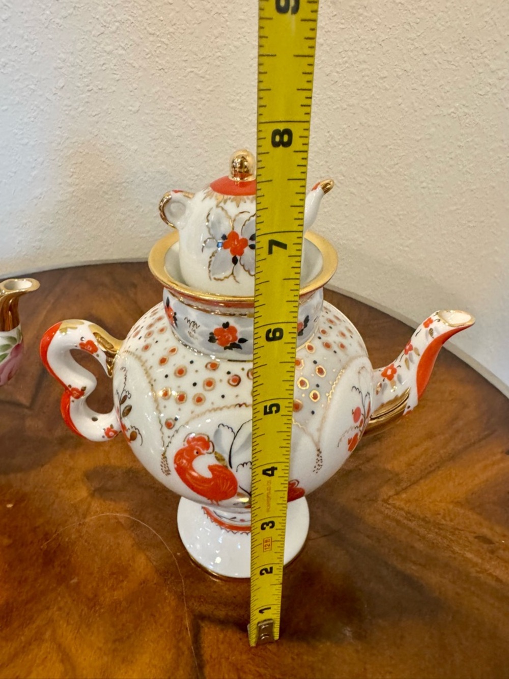 2 Russian Lomonosov Hand Painted Porcelain Tea Pots Imperial Porcelain Factory - Picture 8 of 14